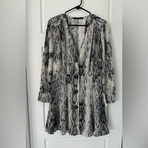 Snake-print Zara Dress